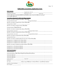 Cdma Birth Corrections Application Form - Mee Seva - Telangana, India