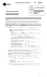 Document preview: Form AB-60r Residential Sales Verification Form - Montana
