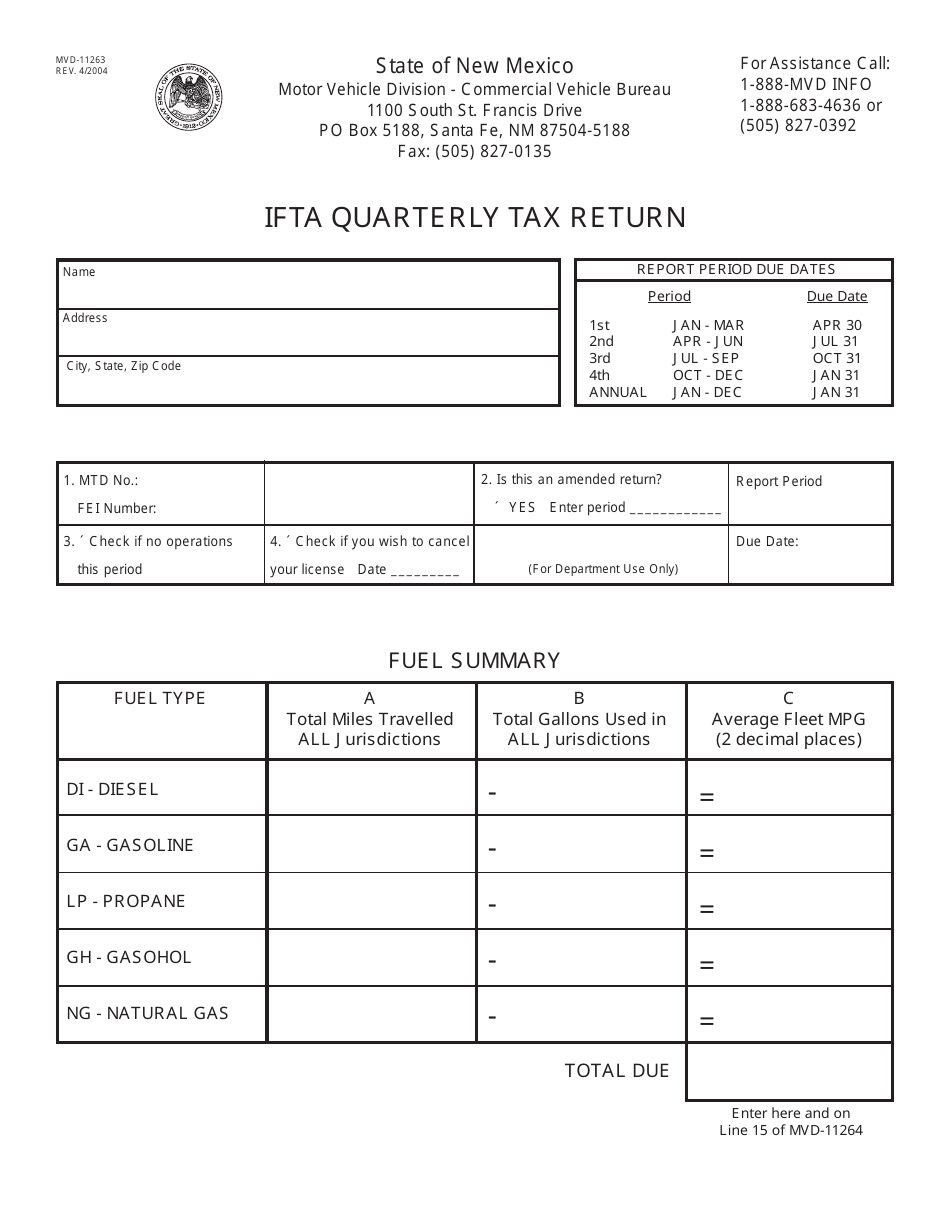 Form MVD11263 Fill Out, Sign Online and Download Printable PDF, New