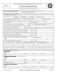 Form UI-1 Status Registration - Mississippi