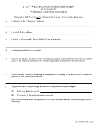 SOS Form 101 Registration Statement of Charitable Organization - Oklahoma, Page 5