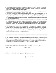Pet Agreement Template - Ten Points, Page 2