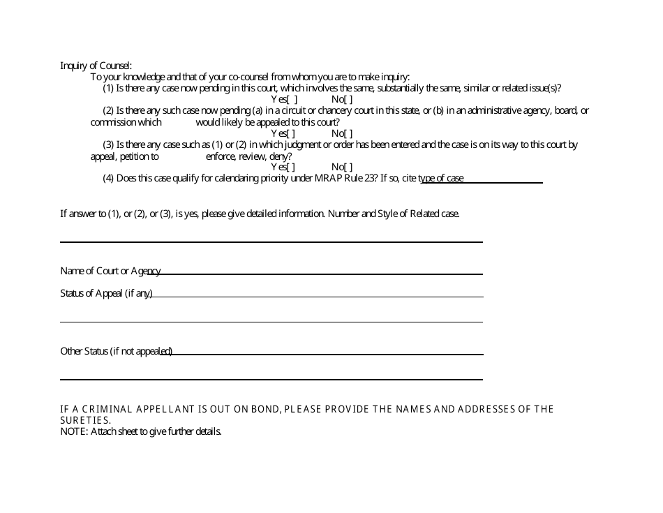 Appearance Form - Mississippi, Page 2