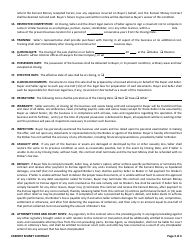 Earnest Money Contract Template, Page 3