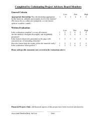 Internship Evaluation Form - Ocean Beach School District, Page 2