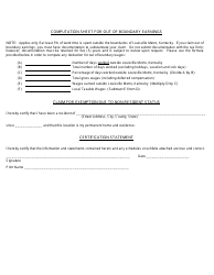 Form I-2 Annual Individual Occupational License Fee Return - Louisville/Jefferson county, Kentucky, Page 2
