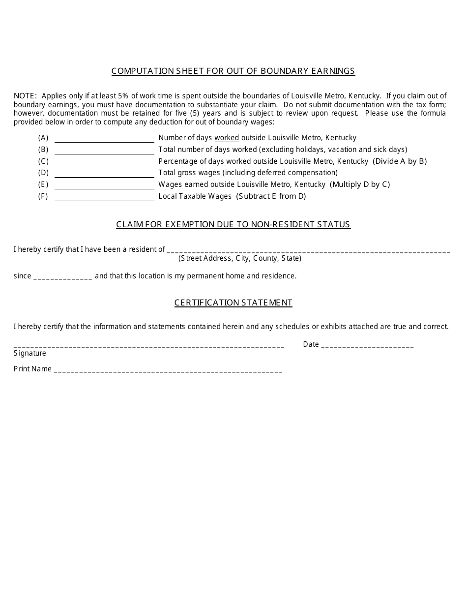 Form I-2 - Fill Out, Sign Online and Download Fillable PDF, Louisville ...