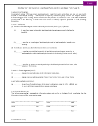 Form NYCHA059.018 &quot;Disclosure of Information on Lead-Based Paint and/or Lead-Based Paint Hazards&quot; - New York City