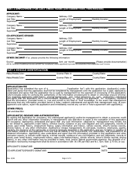 Resident Application for Occupancy - Aanc - North Carolina, Page 2