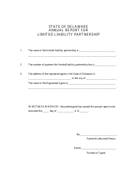 Application for Reinstatement - Limited Liability Partnership - Delaware, Page 4