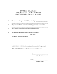 Application for Reinstatement - Limited Liability Partnership - Delaware, Page 5