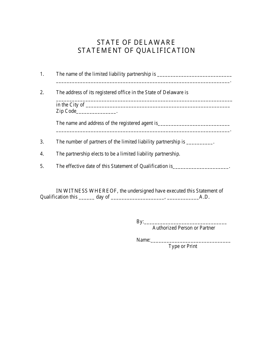 Certificate of Conversion From a Non-delaware Partnership to a Delaware Limited Liability Partnership - Delaware, Page 4