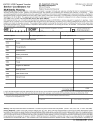 Document preview: Form HUD-50080-SCMF Loccs/Vrs Payment Voucher - Service Coordinators for Multifamily Housing