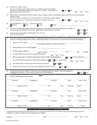 Form 604 Employer Status Report - North Carolina, Page 2