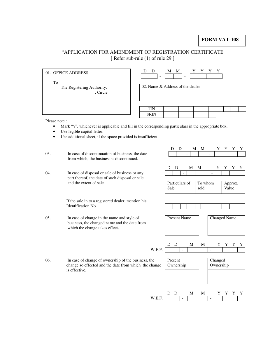 Registering For Vat 6662