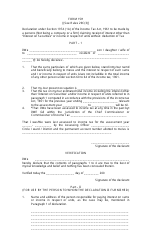 Form 15H &quot;Declaration Under Section 197a (1a) of the Income Tax Act, 1961 to Be Made by a Persons [not Being a Company or a Firm] Claiming Receipt of Interest Other Than &quot;interest on Securities&quot; or Income in Respect of Units Without Deduction of Tax&quot; - India