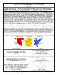 Document preview: DD Form 1607 Application for Homeowners Assistance