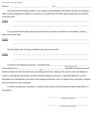 Form PC-6.2 &quot;Commission to Take Deposition of Witness to Will&quot; - Rhode Island, Page 2
