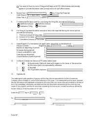 Form NF Uniform Investment Company Notice Filing - Washington, Page 2
