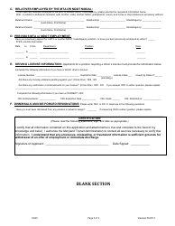 Form MJ45 Employment Application - Maryland, Page 3