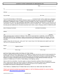 Form HSMV82139 Application for Notice of Lien / Reassignment of Lien or Notice to First Lienholder of Subsequent Lien - Florida, Page 2