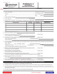 Document preview: Form REV-1506 Schedule C-2 Partnership Information Report - Pennsylvania