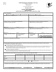 Form 1g School and Government Status Report - Utah