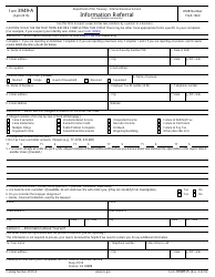 IRS Form 3949-A Information Referral