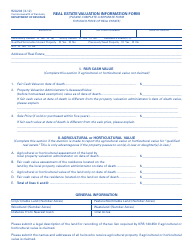 Document preview: Form 92A204 Real Estate Valuation Information Form - Kentucky