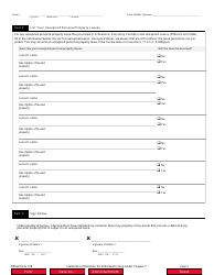 Official Form 108 Statement of Intention for Individuals Filing Under Chapter 7, Page 2