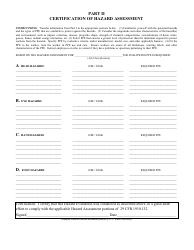 Personal Protective Equipment Hazard Assessment Form - Nc State University, Page 2