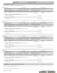 Form GN-80124-CG &quot;Employee Change Form - Humana&quot;, Page 2
