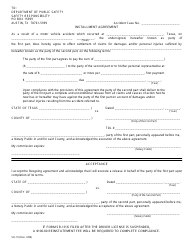 Document preview: Form SR-19 Installment Agreement - Texas