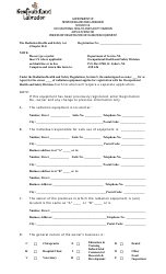 Application for Ownership Registration of Radiation Equipment - Newfoundland and Labrador, Canada