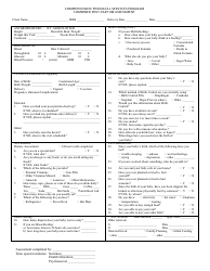 Document preview: Combined Post-partum Assessment Form - Comprehensive Perinatal Services Program - San Bernardino County, California