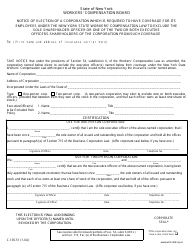 Form C-105.51 &quot;Notice of Election of a Corporation Which Is Required to Have Coverage for Its Employees&quot; - New York