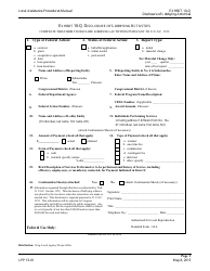 Form LPP13-01 Exhibit 10-Q Disclosure of Lobbying Activities - California