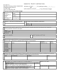 Document preview: Biennial or Supplemental Report Form - New Mexico
