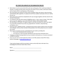 &quot;Homeless Voucher Nomination Form&quot; - Salem, Oregon, Page 4