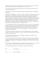 Contingency Fee Agreement Template - Utah, Page 2