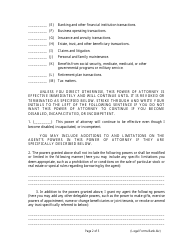 Colorado Statutory Power of Attorney for Property - Colorado, Page 2