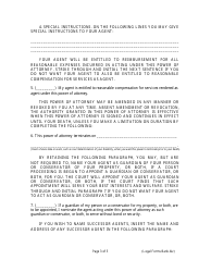 Colorado Statutory Power of Attorney for Property - Colorado, Page 3