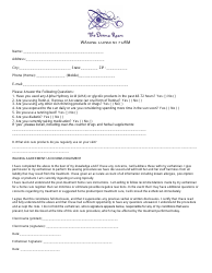 Document preview: Waxing Consent Form - the Derma Room