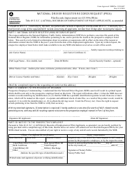 FAA Form 8060-13 National Driver Register Records Request, Page 3