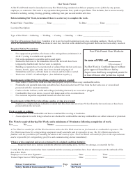 Document preview: Hot Work Permit Form