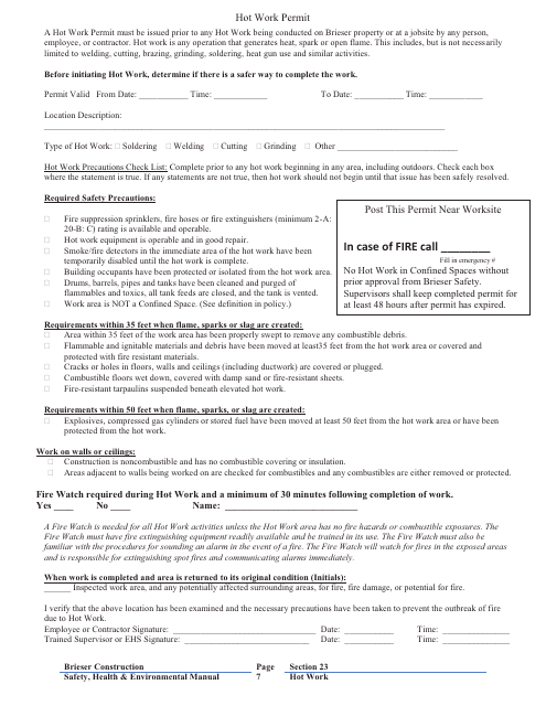 hot-work-permit-form-download-printable-pdf-templateroller