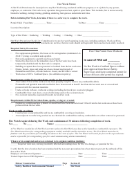 Hot Work Permit Form Download Printable PDF | Templateroller