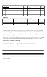 Application for Employment - Brazoria County, Texas, Page 2