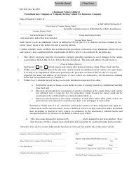 Form MV-6031 &quot;Abandoned Vehicle Affidavit From Insurance Company or Company Storing Vehicle for Insurance Company&quot; - Georgia (United States)
