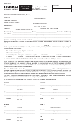 Document preview: Form R-5304 Motor Fuels Tax Surety Bond - Louisiana
